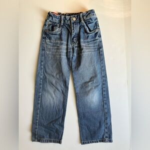 Boys MINI BODEN straight leg jeans 7 7Y